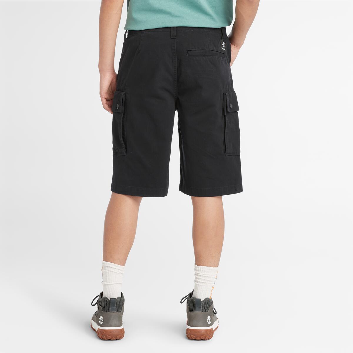 Timberland Twill Cargo Shorts 'Black' A5U1B-001