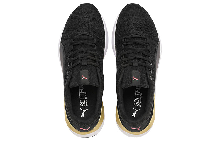 (WMNS) PUMA Adela Core Black/White/Gold Low sneakers 370544-01