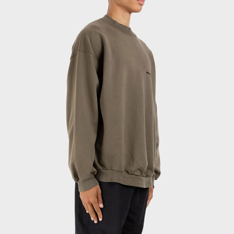 Balenciaga Strike 1917 Crewneck Sweater Oversized 'Khaki' 699212TMVH22930