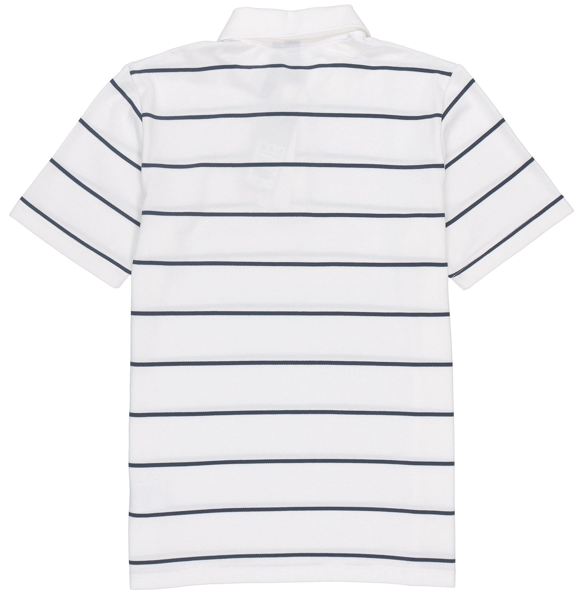 adidas Stripe Small Label Athleisure Casual Sports Short Sleeve Polo Shirt White HE7435