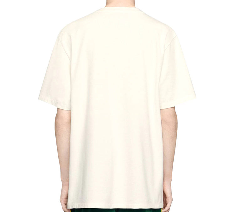 Gucci Printing Classic Short Sleeve Creamy White 565806-XJAZY-9037