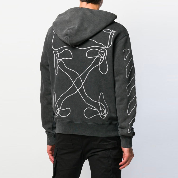Off-White Abstract Arrows Slim Wmbroidered Diag OMBB034F19E300111001