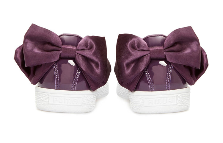 (GS) PUMA Basket Bow Glam Leisure 'Purple' 368224-02