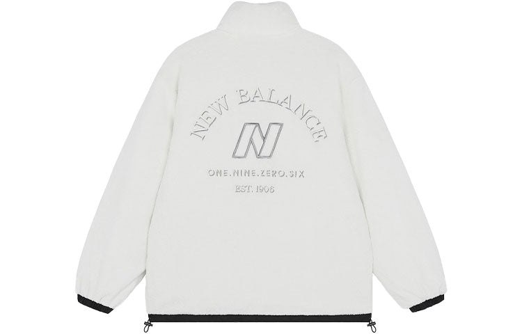 New Balance Logo Print Jacket Asia Sizing 'Black White' 5PB43153-BK