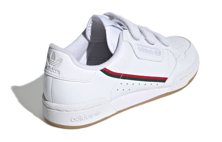 (GS) adidas Continental 80 Cf J 'White Red Green' EF3060