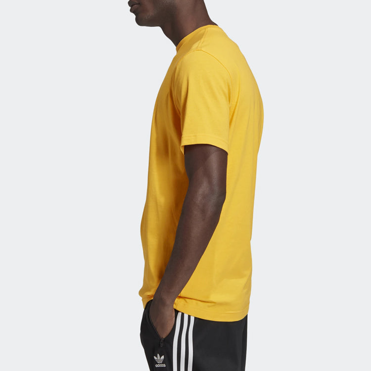adidas originals TREFOIL T-SHIRT Short Sleeve Gold Color GD9913