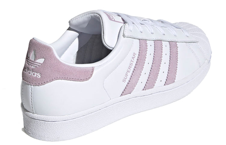 (WMNS) adidas originals Superstar 'White/Purple' EE7400