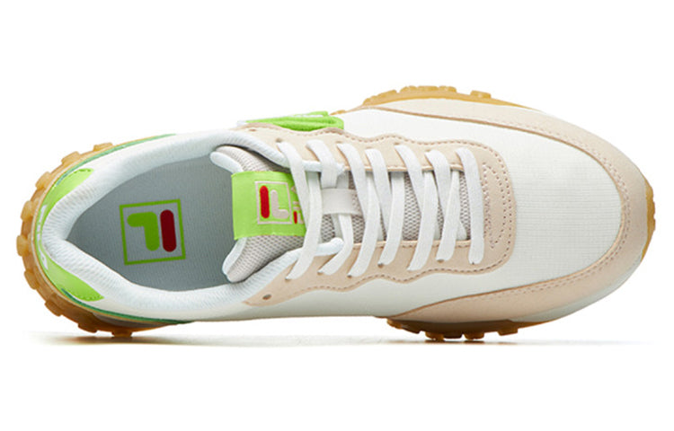 (WMNS) FILA Pacer Sneakers White/Green F12W124154FJS