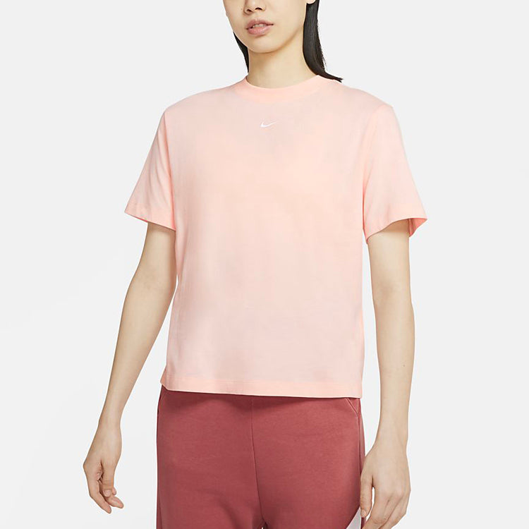 (WMNS) Nike Sportswear Essentials Embroidery Logo 'Pink' CT2588-664