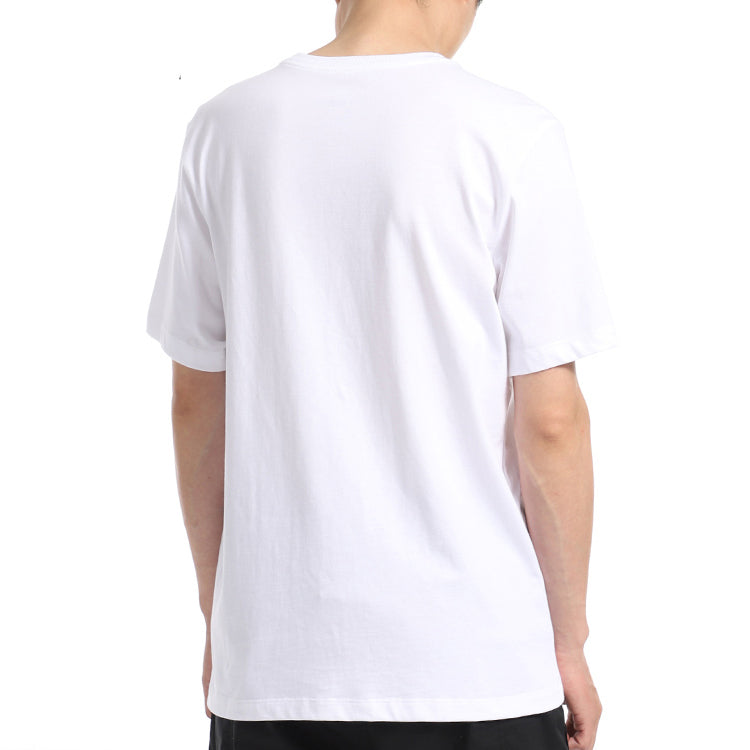 Nike Just Do It Sports Alphabet Casual Short Sleeve White CT6301-100