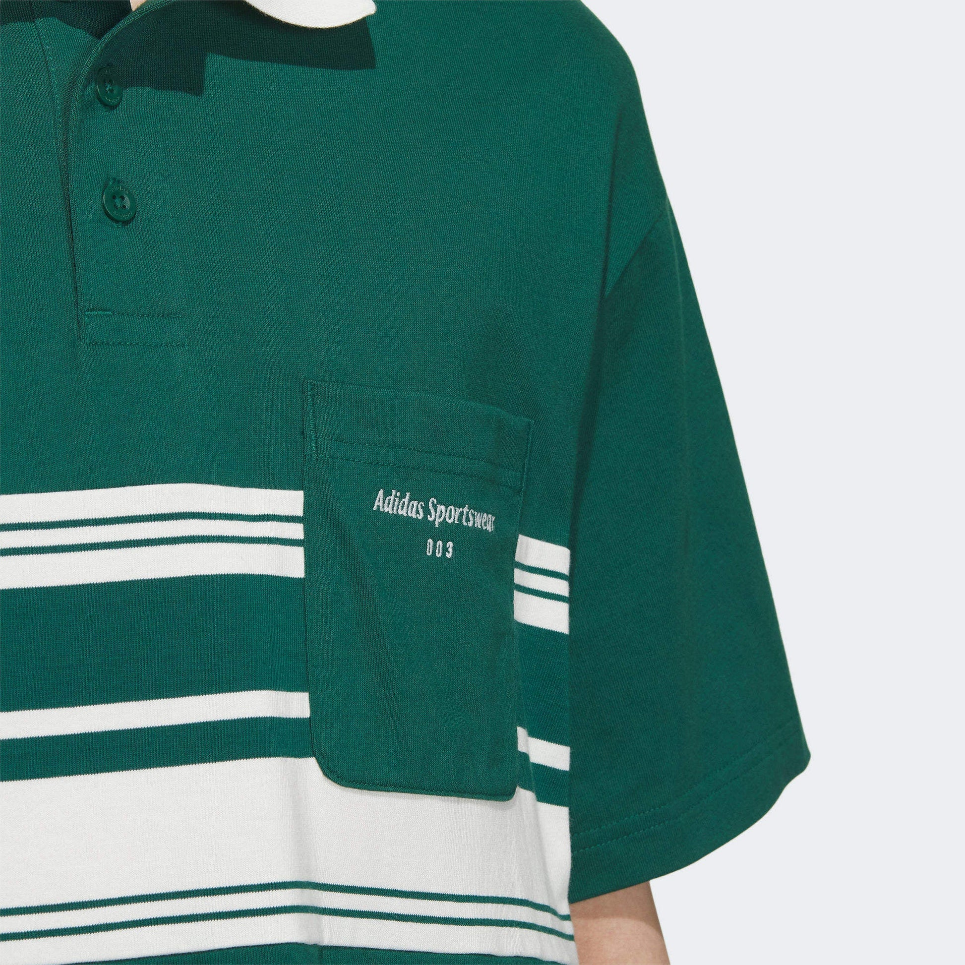 adidas Sportswear Polo Shirt Asia Sizing 'Green' IS4944