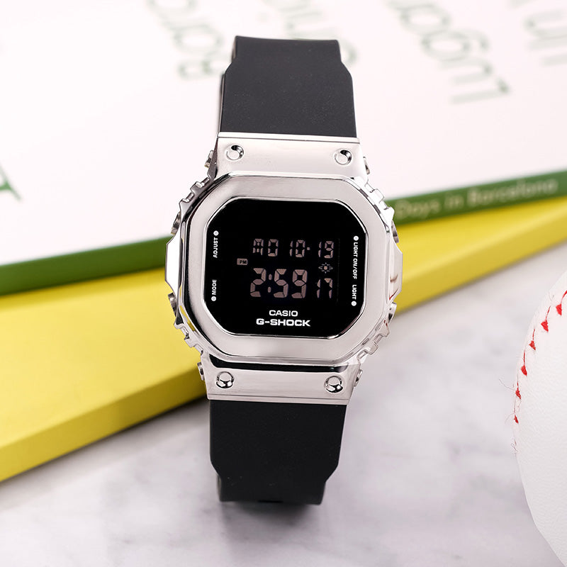 CASIO G-Shock Digital 'Black Silver' GM-S5600-1PR