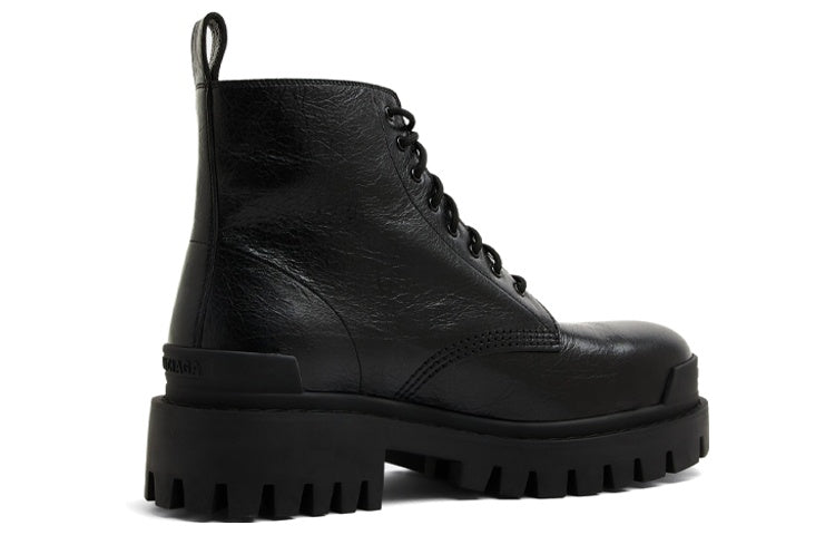 Balenciaga Strike Ankle Boots 'Black Leather' 589338WAD401000