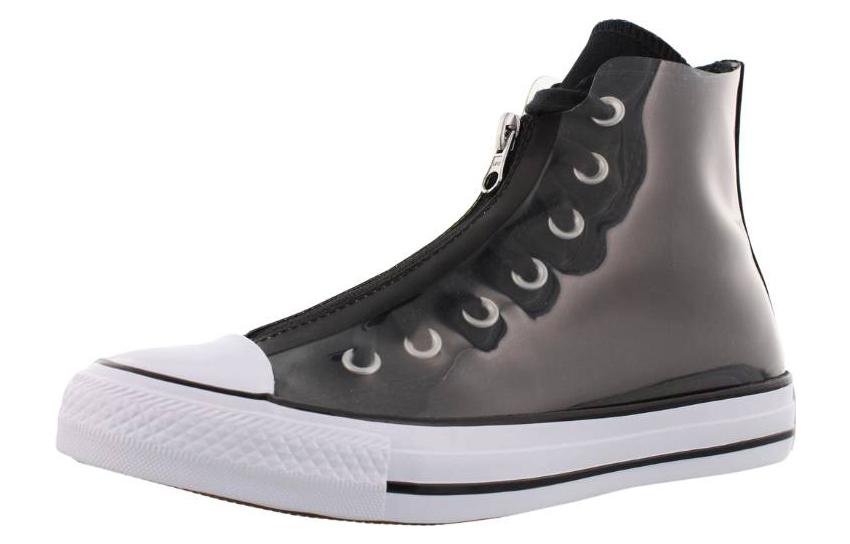 (WMNS) Converse Chuck Taylor All Star Shroud Translucent Rubber High Top 'Black' 553262C