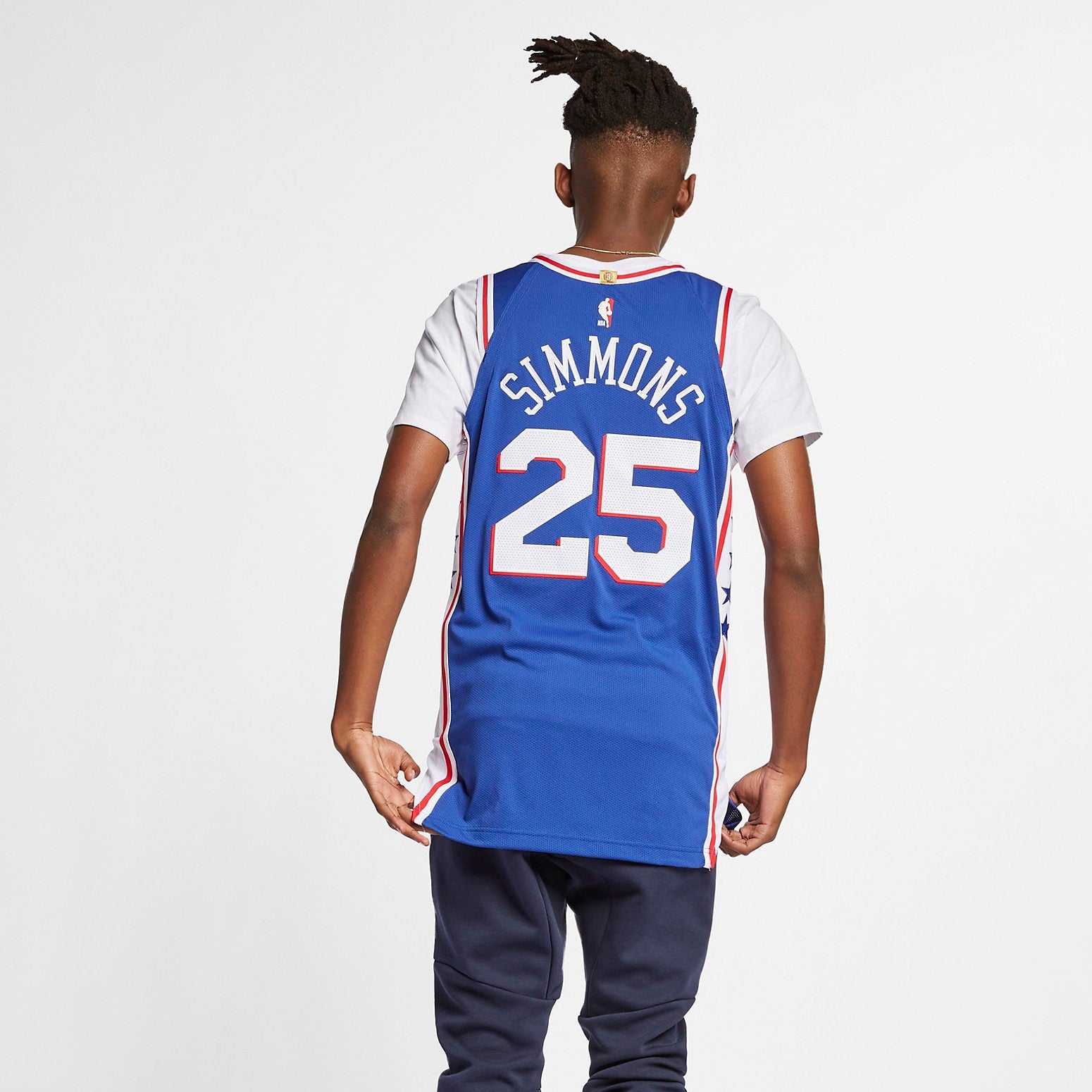 Nike x NBA Philadelphia 76ers Jersey 'Ben Simmons 25' AV2688-495