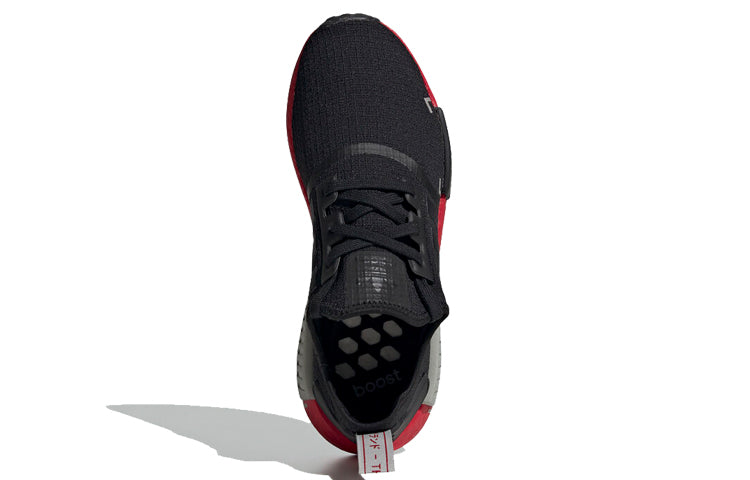 adidas NMD_R1 'Black Grey Scarlet' FV3907