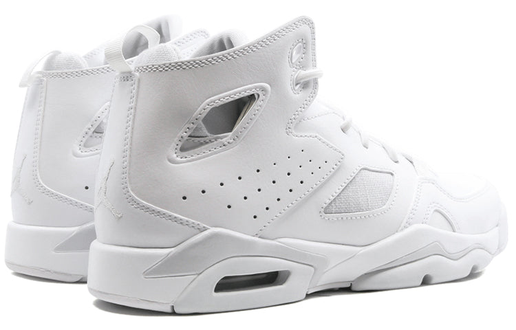 (GS) Air Jordan Flight Club 91 'Pure Platinum' 555472-101