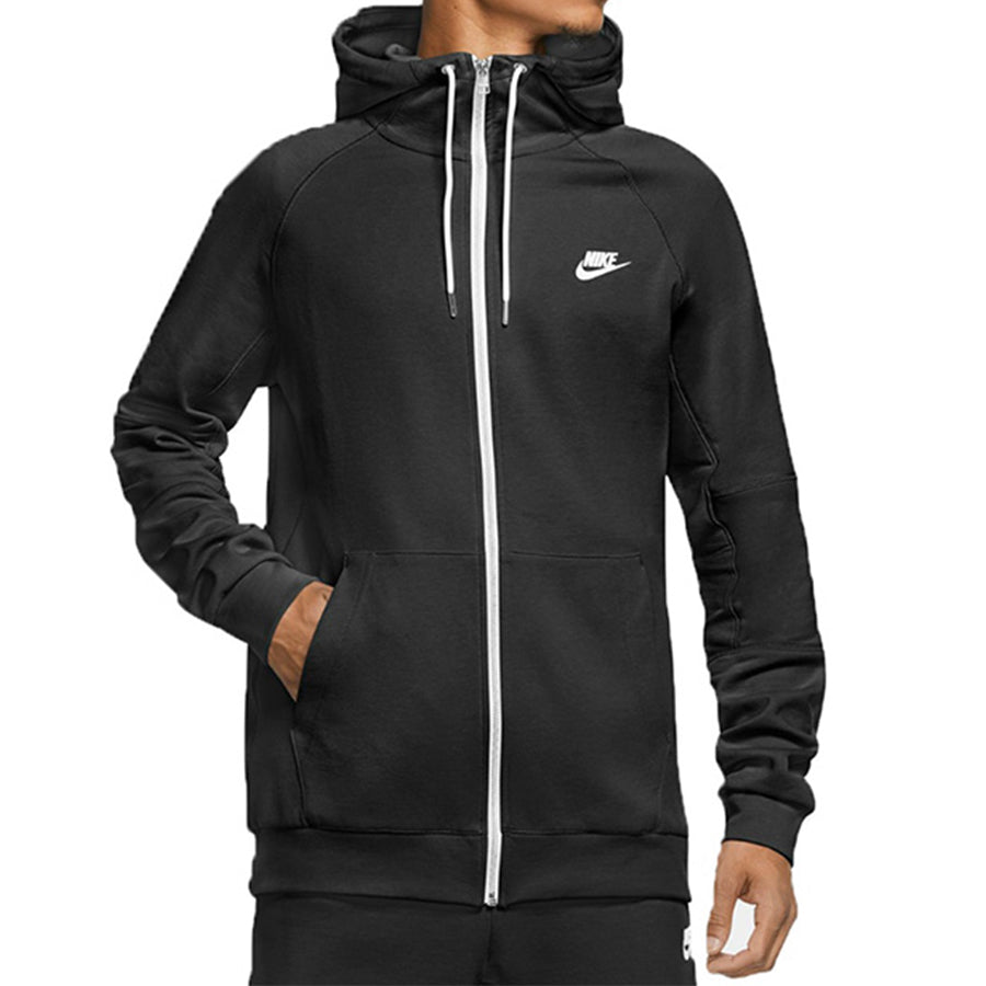 Nike Modern Fleece Cardigan hooded Logo Jacket Black CU4456-010
