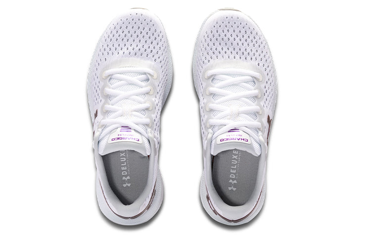 (WMNS) Under Armour Charged Impulse Shft Sports Shoes White/Purple 3024444-100
