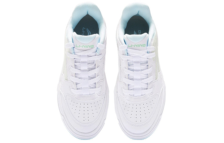 (WMNS) Li-Ning Floating 'White Light Green' AGCS078-1