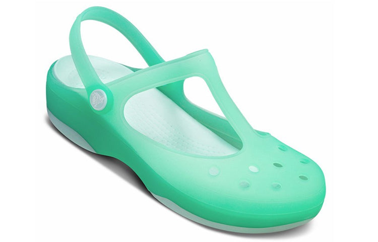 (WMNS) Crocs Karin Clog Beach Green Sandals 11209-36L