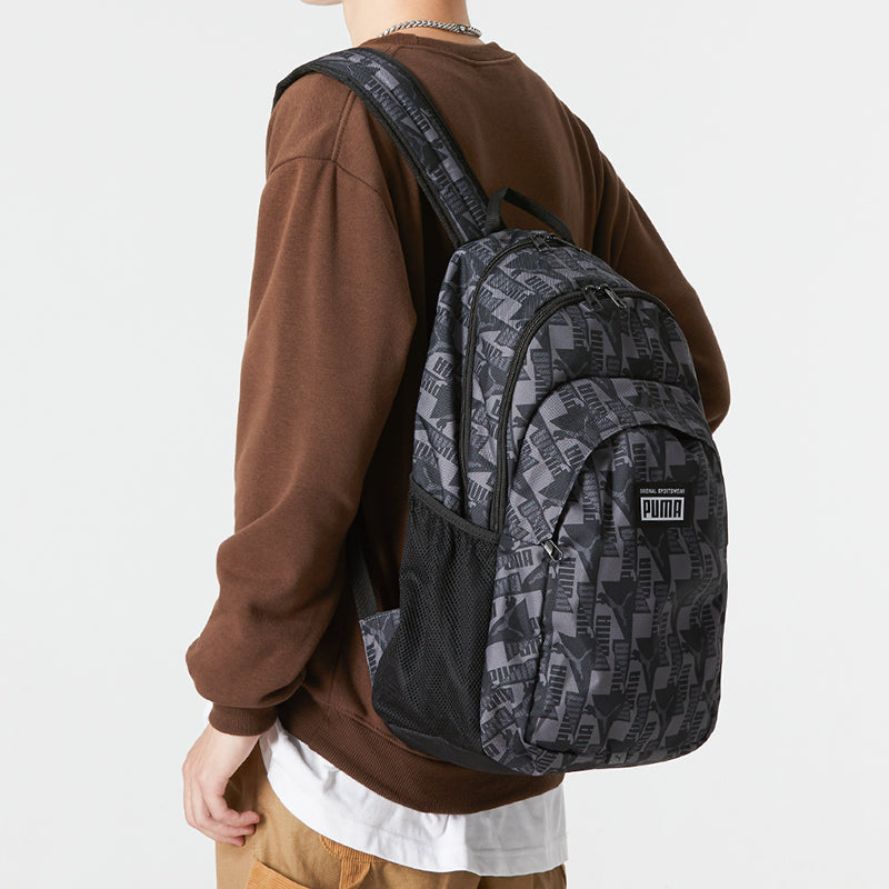 PUMA Academy Backpack 'Black Grey White' 079133-04