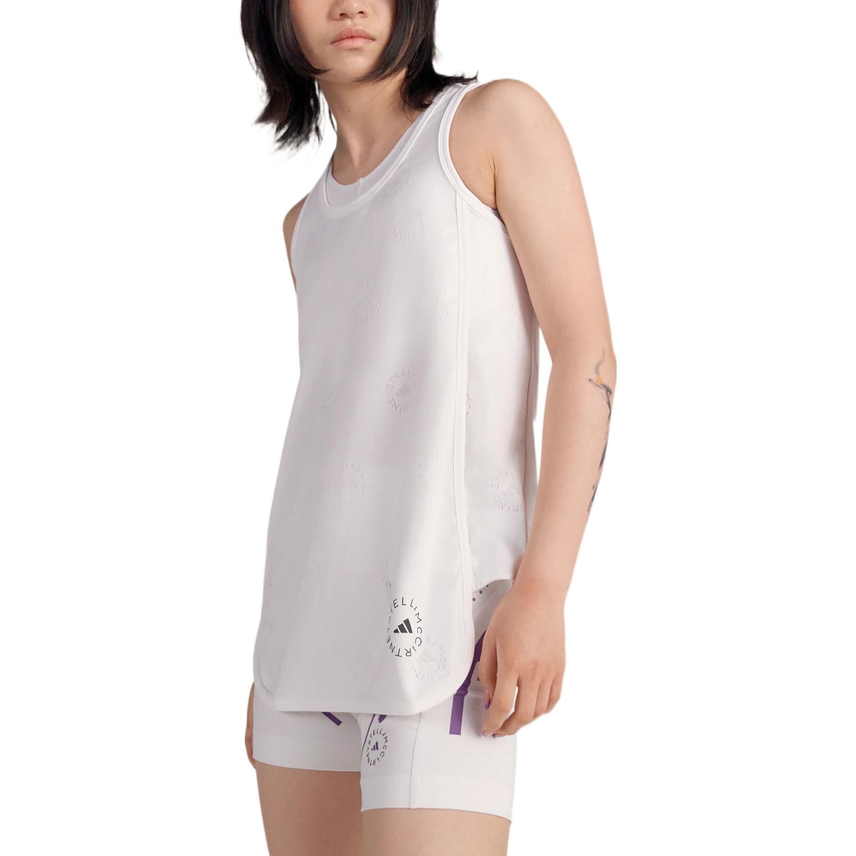(WMNS) adidas by Stella McCartney Made to Be Remade Running Tank Top Asia Sizing 'White' HG6854
