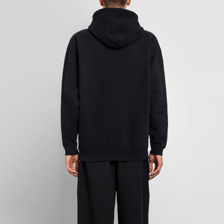 Men's Balenciaga Hooded Casual Pure Cotton Black 570811TJV851070