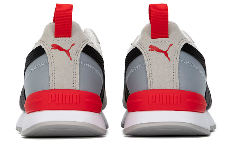 PUMA R78 Mesh 'Vaporous Grey High Risk Red' 385547-02