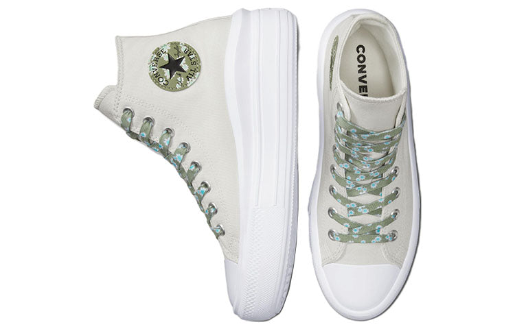 (WMNS) Converse Chuck Taylor All Star Move Platform 'Gray Green' A00838C