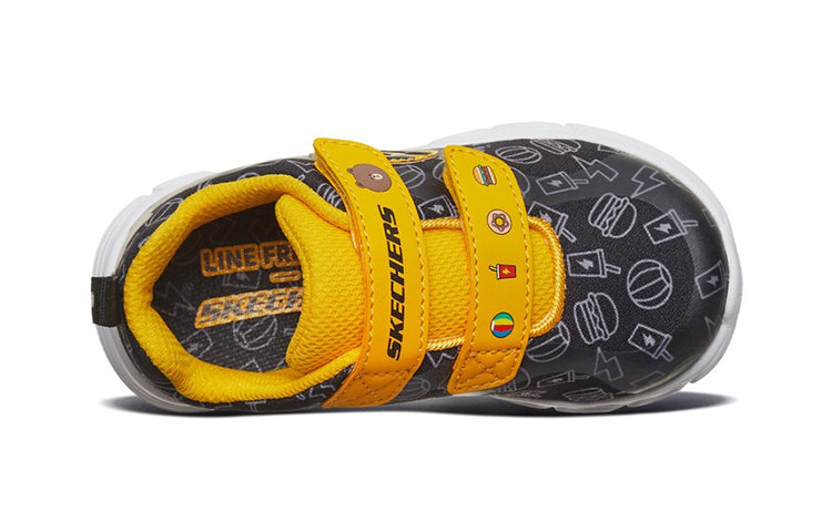(PS) Skechers Comfy Flex Sneakers Yellow 660044N-BKYL
