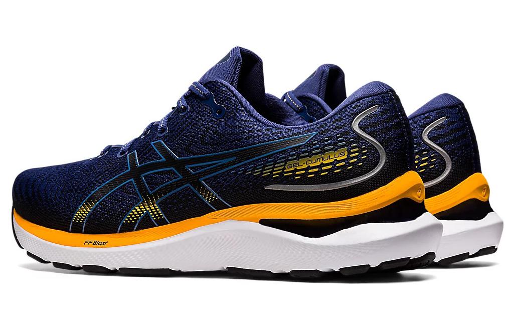 ASICS Gel-Cumulus 24 2E Wide 'Deep Ocean Amber' 1011B365-401