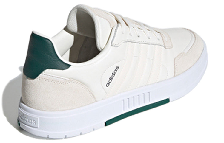 adidas neo Courtmaster 'White Brown Green' FV8107