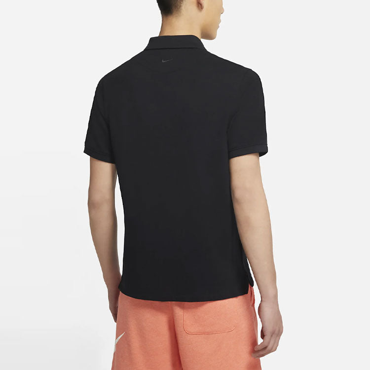 Nike Training Athleisure Casual Sports Short Sleeve Polo Shirt Black DB3264-010