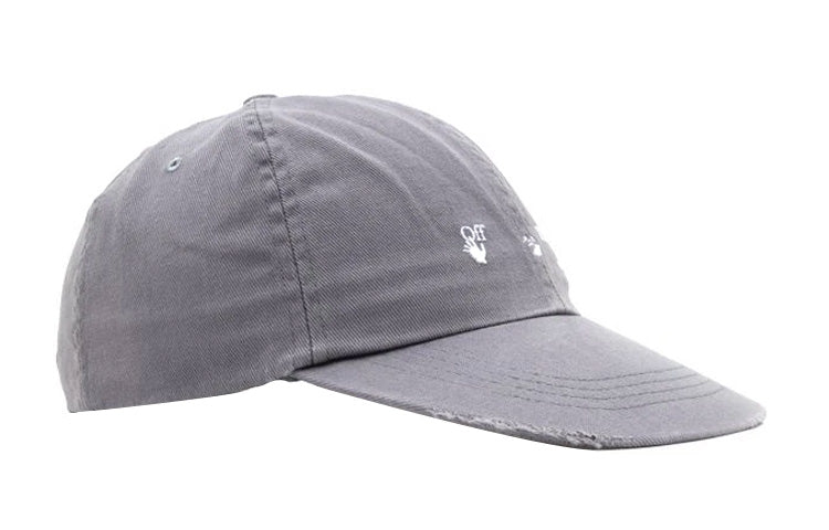 Off-White Logo Baseball Cap 'Grey' OMLB022E20FAB0010601