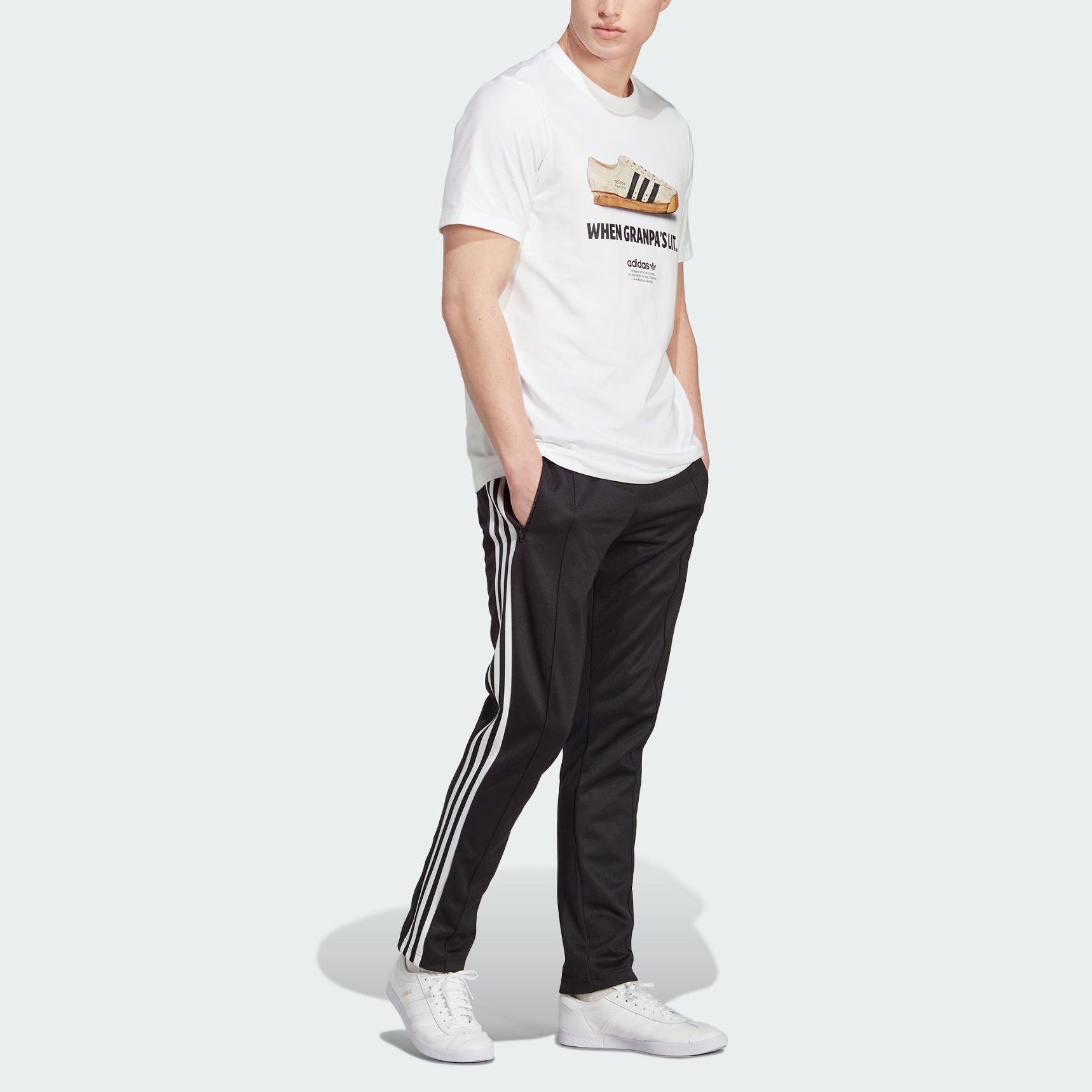 adidas originals Graphics New Age T-shirt 'White' IC8871