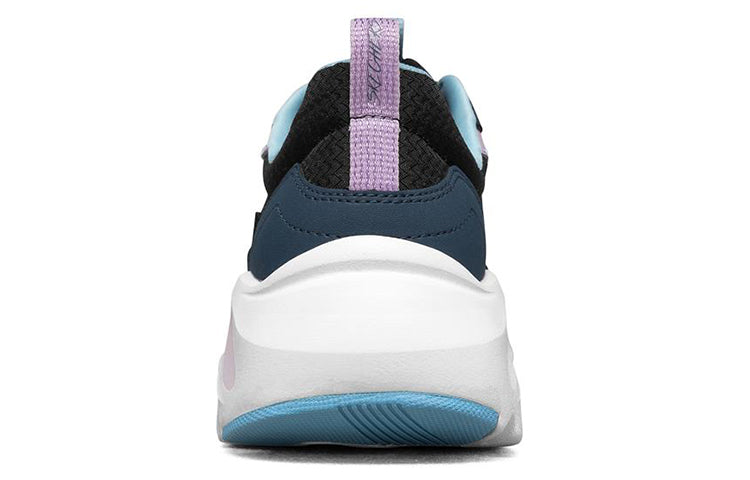 (WMNS) Skechers Stamina Airy Low-Top Running Shoes Black/Blue 896003-BKMT