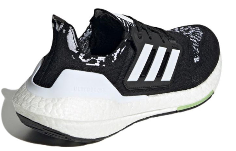 (WMNS) adidas Ultraboost 22 'Black White Almost Lime' GX8019