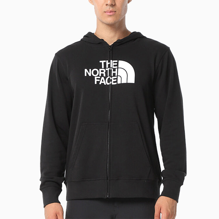 Men's THE NORTH FACE Alphabet Printing Outdoor Casual Quick Dry Zipper Black 3CGE-KY4