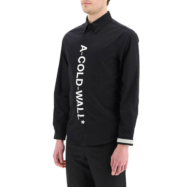 A-COLD-WALL* Split Dialogue Shirt 'Black' ACWMSH054-BLACK