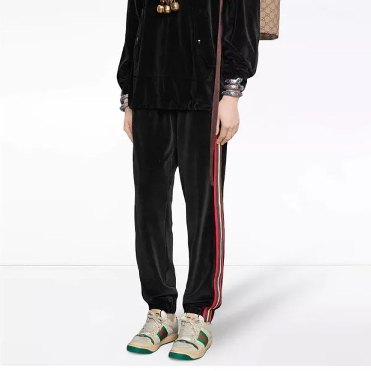 Gucci Chenille Jogging Pant With Patch 'Black' 572917XJA5W-1082