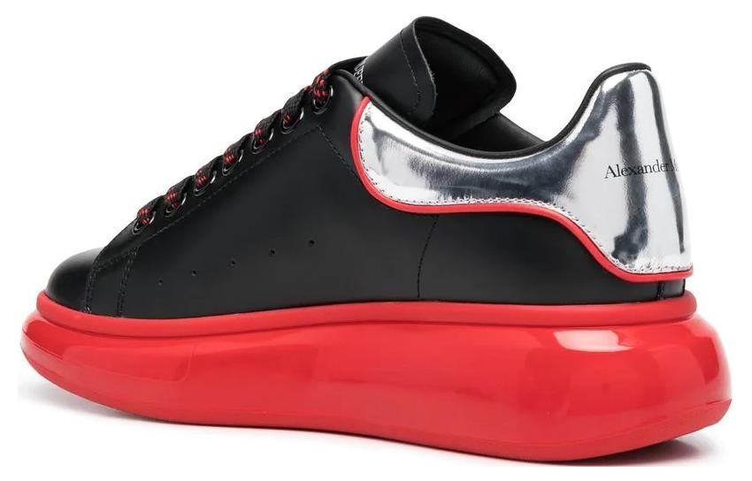 Alexander McQueen Oversized Sneaker 'Black Silver Lust Red' 705068WIBNZ1091