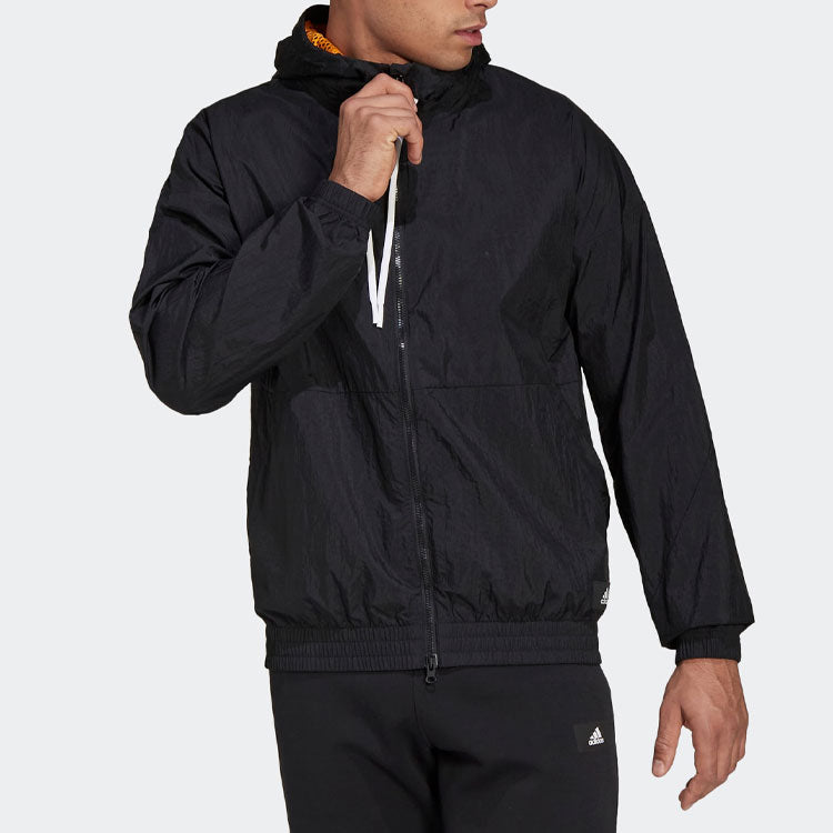 adidas Future Icons Windbreaker 'Black' HF4851