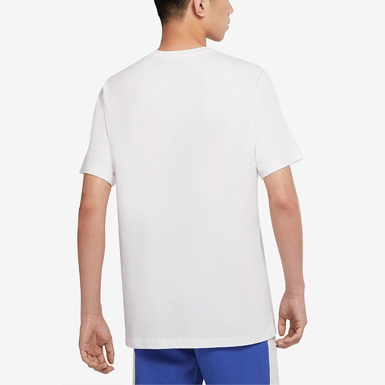 Nike Logo Printing Round Neck Pullover Short Sleeve White CW0431-100
