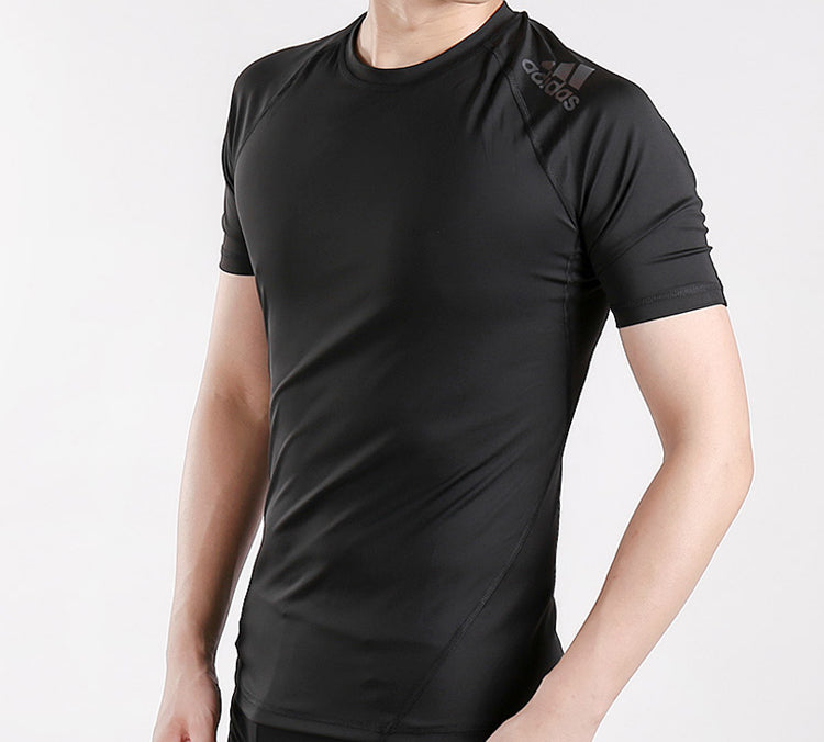 adidas Ask Spr Solid Short Sleeved Male Black CF7235