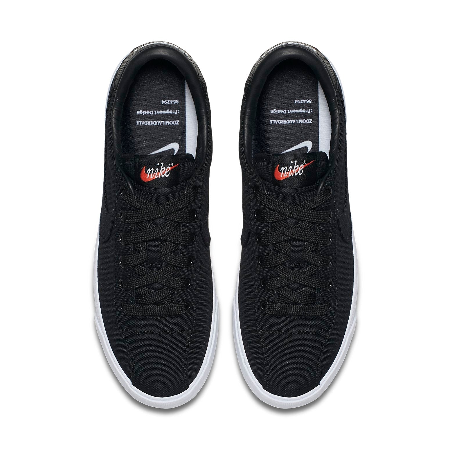 (WMNS) Nike x Fragment Design Zoom Lauderdale 'Black' 864294-001