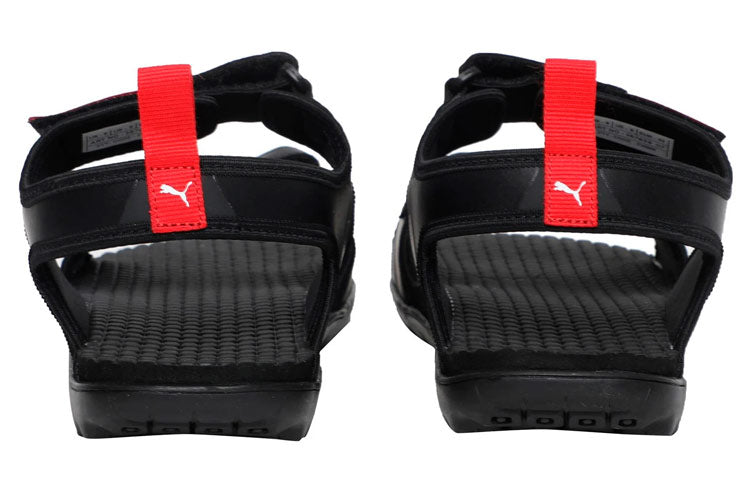 PUMA Silicis Nu Idp Sandals Black/Red 367659-07