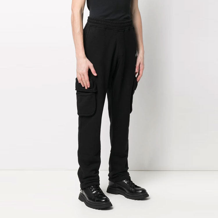 Off-White Logo Embroidered Cargo Sweatpants Version Black OMCH036R21FLE0011001