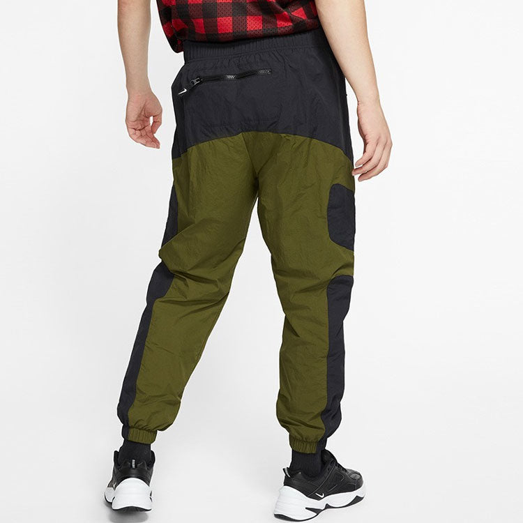 Nike Sportswear Woven Sports Pants Asia Sizing 'Green' BV5216-010