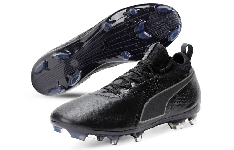 PUMA One2 Leather FG Firm Ground 'Black' 104740-02